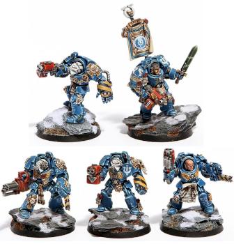 ULTRAMARINES TERMINATOR SQUAD by Perfectus Art Studio