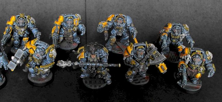 Space Wolves Terminator Squad #2 by JerzyK