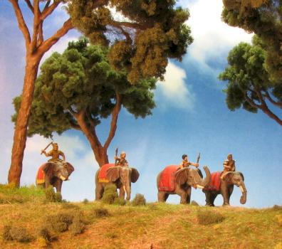 Carthaginian Elephants (Xyston, Corvus Belli) 15mm by Mephisto1984