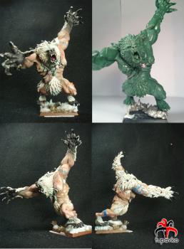 Scratchbuild Beorg/Beastmen Doombull by tupavko