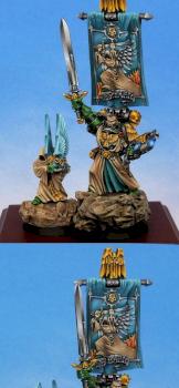 Dark Angels grand master Azrael by Flameon