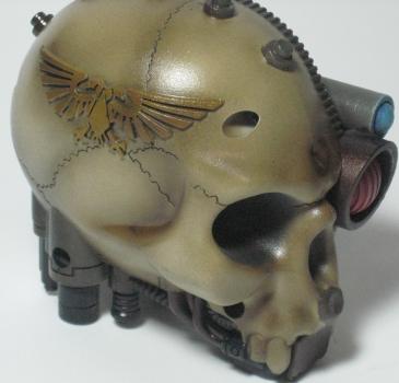 Servo Skull Tape Measure by PaintStuff