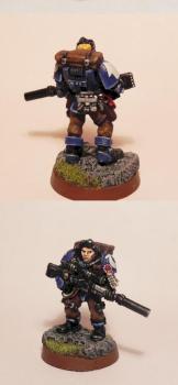 UltraMarine Scout with Sniper by andres13