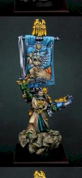 Dark Angels grand master Azrael by Flameon