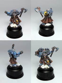 Space Wolves Rune Priest by Wickedcarrot