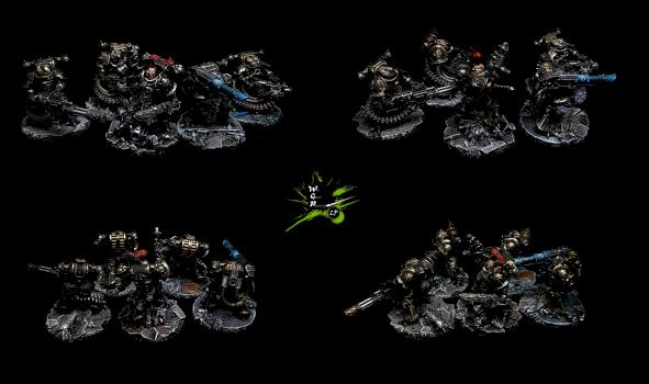 Warhammer 40K Havocs Black Legion by CroWarGamePainting