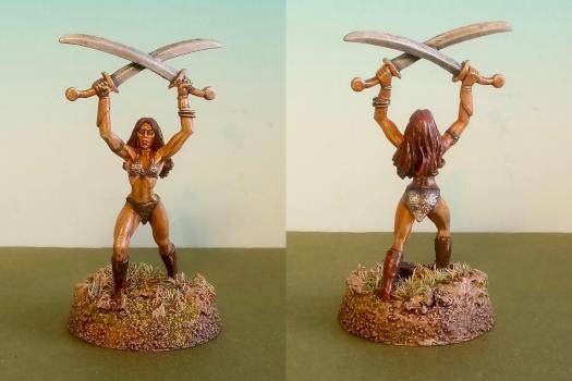 Reaper Miniatures, Dark Heaven Legends - Korin, Barbarian by smilie23