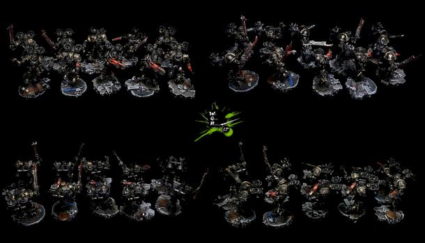 Warhammer 40K Raptors Black Legion by CroWarGamePainting