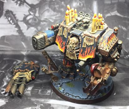 Forgeworld Magnetized chaos hellbrute dreadnought by pitynoman