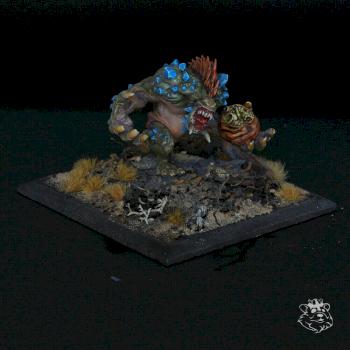 Dire Troll Mauler Trollbloods Warmachine Hordes by warhamsterpainting