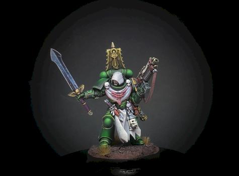 Dark Angels Captain primaris conversion by risk0