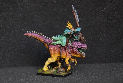 Saurus Cold One Knight Warhammer Made by Lost Kingdom by ignaciovidal