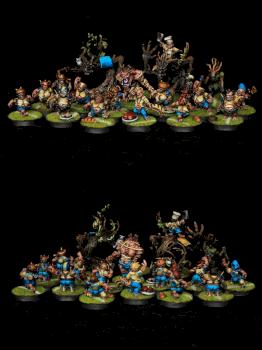 Halfling Blood Bowl Team by warhamsterpainting