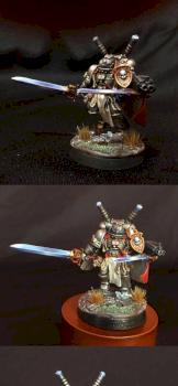 Grey Knights Champion Brother Hood by Sampa