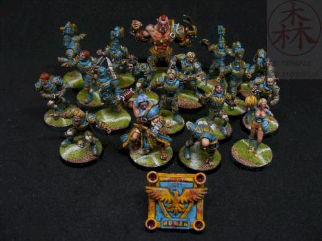 Blood Bowl Golden Crows Human Team by Mori-Kun