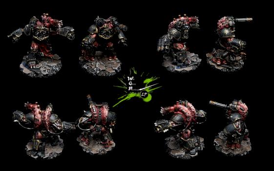 Shadowspear Warhammer 40K Obliterators by CroWarGamePainting