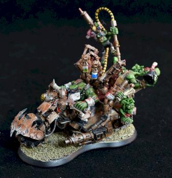 Ork painboy on bike by TheDoctor