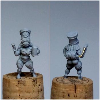 Chaos Dwarf Beer Babe - Tavern Wench by chaos spawn