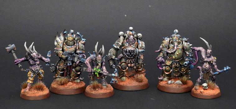 Death Guard Squad by tittlemanscrest84