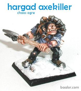 Hargad Axekiller, Chaos Ogre by Rob Lane