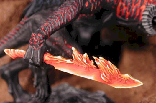 Closeup on the Balrog's Blade by nvstudios