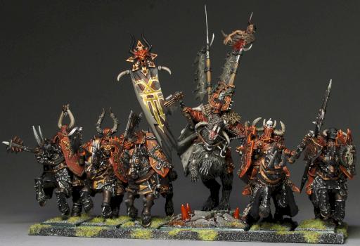 Khorne Knights by meanbeautiful