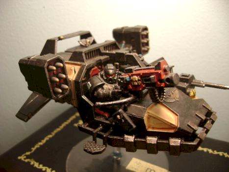 ravenwing land speeder by ianclark360