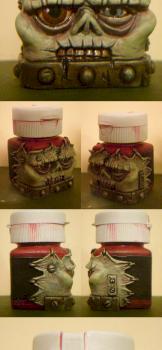 Reanimated Red - Monster Pot by MAOW Miniatures by smilie23