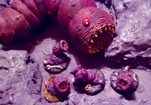 Purple Worm Babies! by Atom