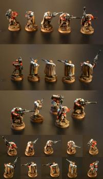 Scouts Snipers with Cloaks, Blood Angels by Johnnyhorse