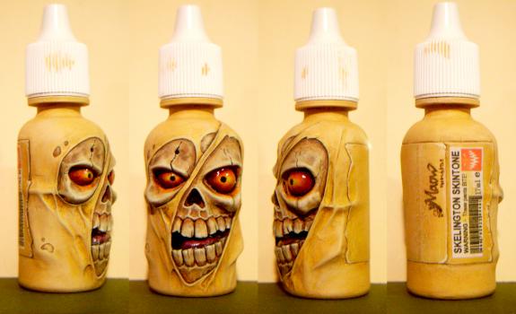 Skelington Skintone - Monster Pot by MAOW Miniatures by smilie23