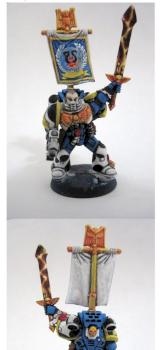 Space Marine Ultra Moo'rine Sergeant Estonian Red by electricbootsDFM