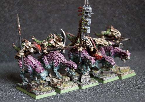 Saurus Knights Lizardmen Seraphon Warhammer Age of Sigmar by ignaciovidal