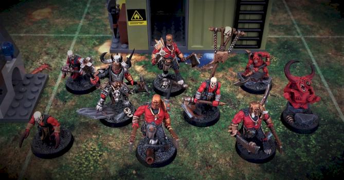 Khorne Bloodletters by pistache