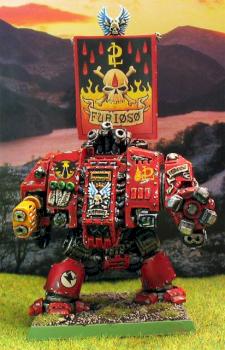 Blood Angels Furioso Dreadnough (old model) by Fenran