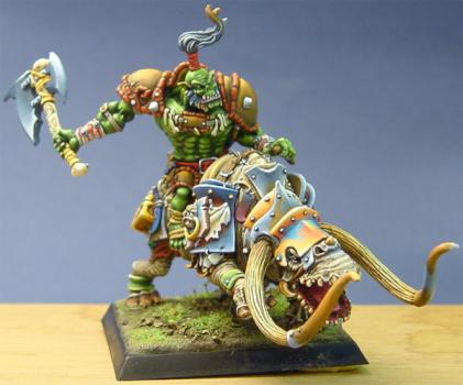 Orc Shaman on Brontops by Marc