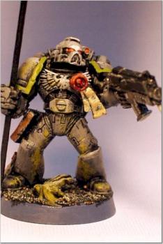 Pre heresy death guard standard by Black suit