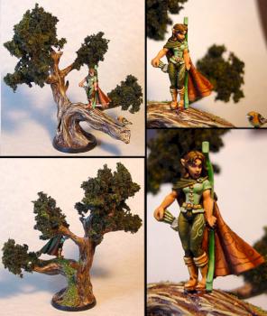 Spyglass Shae on sculpted base w/extras by James by Wappellious