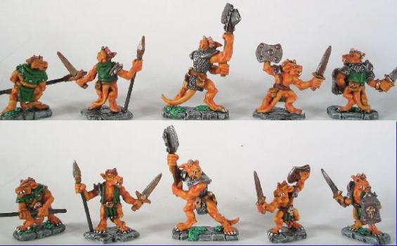 Kobold Raiders sculpted by Ben Seins by Ovus The Peon