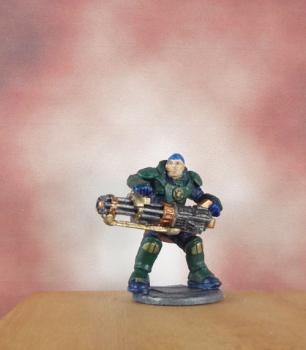 Minigun Space Marine by Dead Bard Miniatures