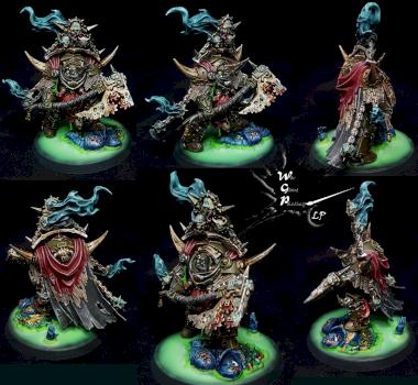 Lord of Contagion Death Guard Commission Warhammer 40K by CroWarGamePainting