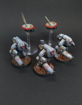 TAU XV25 Stealth Battlesuits by highelf