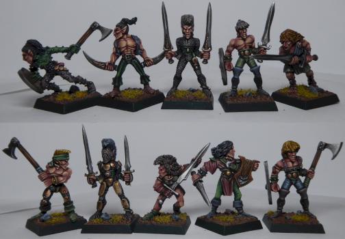 Classic 80s Wood Elf Wardancers by Micha