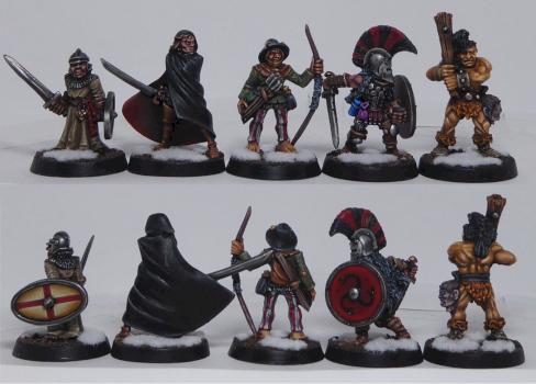 Citadel Fighters/Mercinaries for Frostgrave by Micha