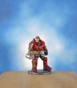 Flamethrower Space Marine by Dead Bard Miniatures