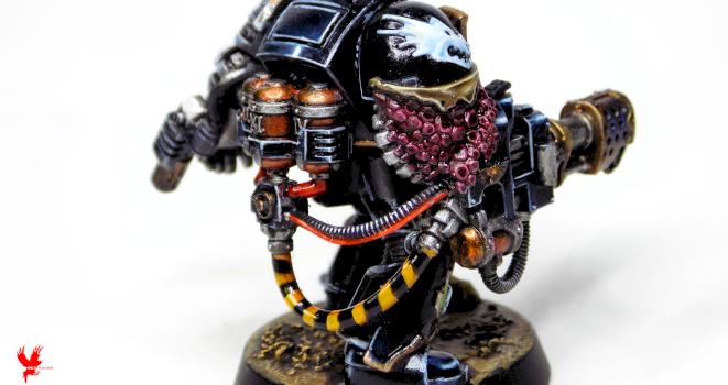 Garran Branatar (detail) - Deathwatch Overkill by RedRavonMinis