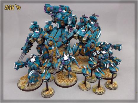 Scar_hand Painting - Tau Empire by Nazroth by Nazroth