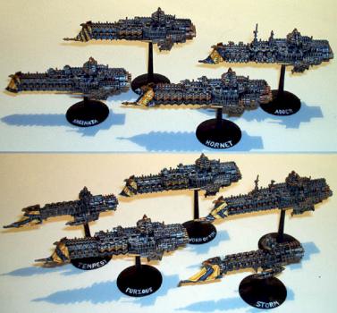 Battlefleet Gothic Imperial Cruisers by Scottdsp748