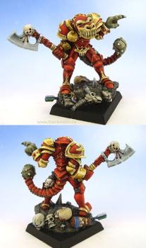 Vintage Chaos Champion of Khorne by SaxonAngel