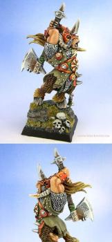 Chaos Beastman Warlord by SaxonAngel